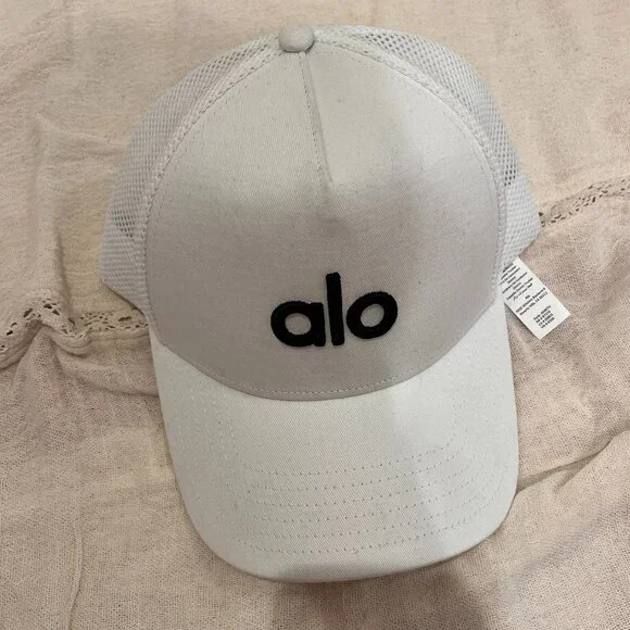 ALO Yoga | Accessories | Alo White Trucker Hat | Poshmark